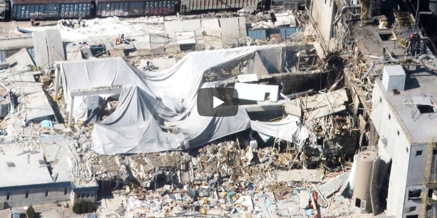 Wybuch pyłu kukurydzy didion milling